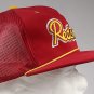 Washington Redskins Snapback Hat NFL Stitched label red Mesh Braid Vintage 80's