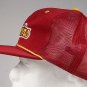 Washington Redskins Snapback Hat NFL Stitched label red Mesh Braid Vintage 80's