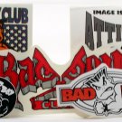 VINTAGE STICKER BAD BOY CLUB colors SKATEBOARD SURFING sticker 5 piece lot