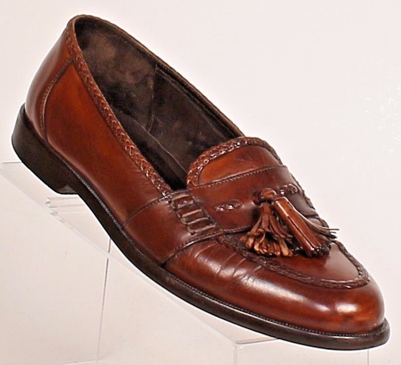 Cole Haan Bragano Brown Leather Tassel Loafers Shoes Men's size 9M made ...