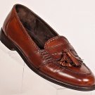 Cole Haan Bragano Brown Leather Tassel Loafers Shoes Men's size 9M made in Italy