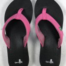 SANUK WOMENS YOGA ZEN FUCHSIA SWS10572  Flip Flop white SIZE:7 US 38 EU Sandel