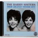 Their Greatest Yiddish Hits by The Barry Sisters (Yiddish) (CD, Apr-1991,...