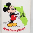 WALT DISNEY WORLD  MICKEY MOUSE STICKER rare version vintage old  1970's