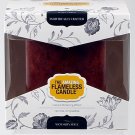 The Amazing Flameless Candle Mottled Flameless Candle 3x4in mandarin spice