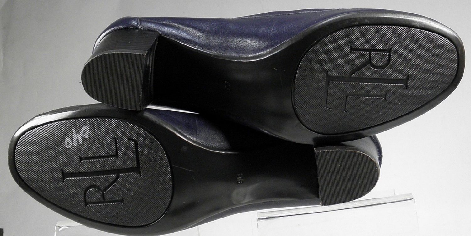 ralph lauren navy blue pumps