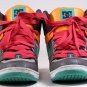 DC REBOUND HI High Tops PURPLE orange gray BOARD SNEAKERS WOMEN'S SZ 8.5