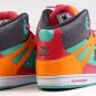 DC REBOUND HI High Tops PURPLE orange gray BOARD SNEAKERS WOMEN'S SZ 8.5
