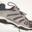Columbia Dakota Drifter Trail run Shoe Quarry/Poppy Red Trail Shoe womens 9.5