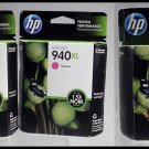 HP 940XL SET 3 C4906AN C4907AN C4908AN NEW SEALED BOXES EXP 2-2013 GENUINE