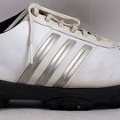 ADIDAS MEN'S GOLF SHOES POWERBAND CHASSIS 791003  white silver size 10 1/2