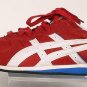 Asics Corrido Red White round toe Casual Athletic Shoe Sneakers Womens Size 11 M