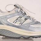 SKECHERS Shape-Ups Women's Size 8 White Silver Toning Sneakers 11814 COMFORT