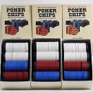 Poker Chips 3 boxes JAX Vintage  HIGH Quality older poker chips POKER NEVADA ACE