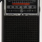 Vintage AM/FM Transistor Radio General Electric Model 7-2500A w/ Earphone Jack