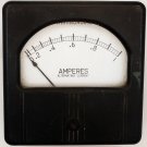 WESTINGHOUSE AC 0-1 amps AMPERES PANEL METER STEAM PUNK VINTAGE ELECTRONICS