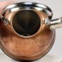 Palm Restaurant 2.8 Quart Copper Stainless Steel Whistling Tea Kettle Pot