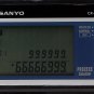Sanyo CX480 PROCESS Electronic Calculator LCD DISPLAY 10 FUNCTIONS 28 KEYS
