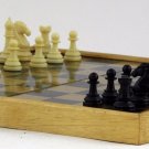 travel chess set and backgammon game Magnetic vintage