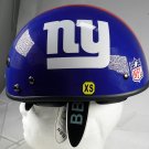 NEW YORK GIANTS MOTORCYCLE HALF FACE HELMET Brogies bikeware MODEL 500