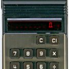 Vintage Calculator 1974 Canon Palmtronic LE-84 Red LED display Japan made
