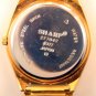 SHARP Men's Wrist Watch Quartz Japan Movement 277042 GOLD TONE FLEX BAND