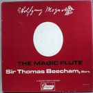 Mozart The Magic Flute Sir Thomas Beecham, Bart. 3 Lp Box Set w/ Libretto