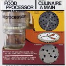 GEMCO The Hand Food Processor Stainless Slicer/Shredder/Grater New OS Vintage