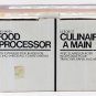 GEMCO The Hand Food Processor Stainless Slicer/Shredder/Grater New OS Vintage
