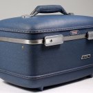 AMERICAN TOURISTER Tri-Taper Hard Side Suitcase Train Case makeup case 50-60's