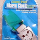 TRAVEL ALARM CLOCK ARORA COMPACT SNOOZE FUNCTION POCKET SZ lite quartz compass