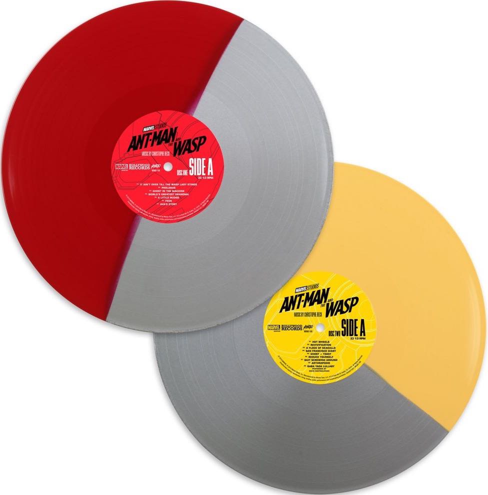 Ant-Man and the Wasp SPLIT COLOR Vinyl Soundtrack 2-LP Mondo Marvel PCC Sealed