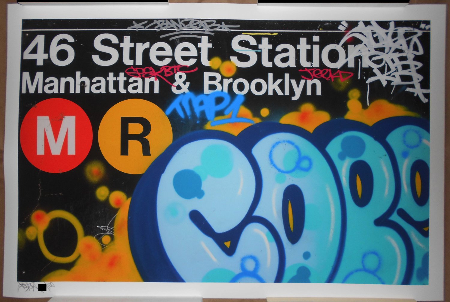 Cope2 46th Street Station Giclee Print Signed Poster New York City Subway NYC 46