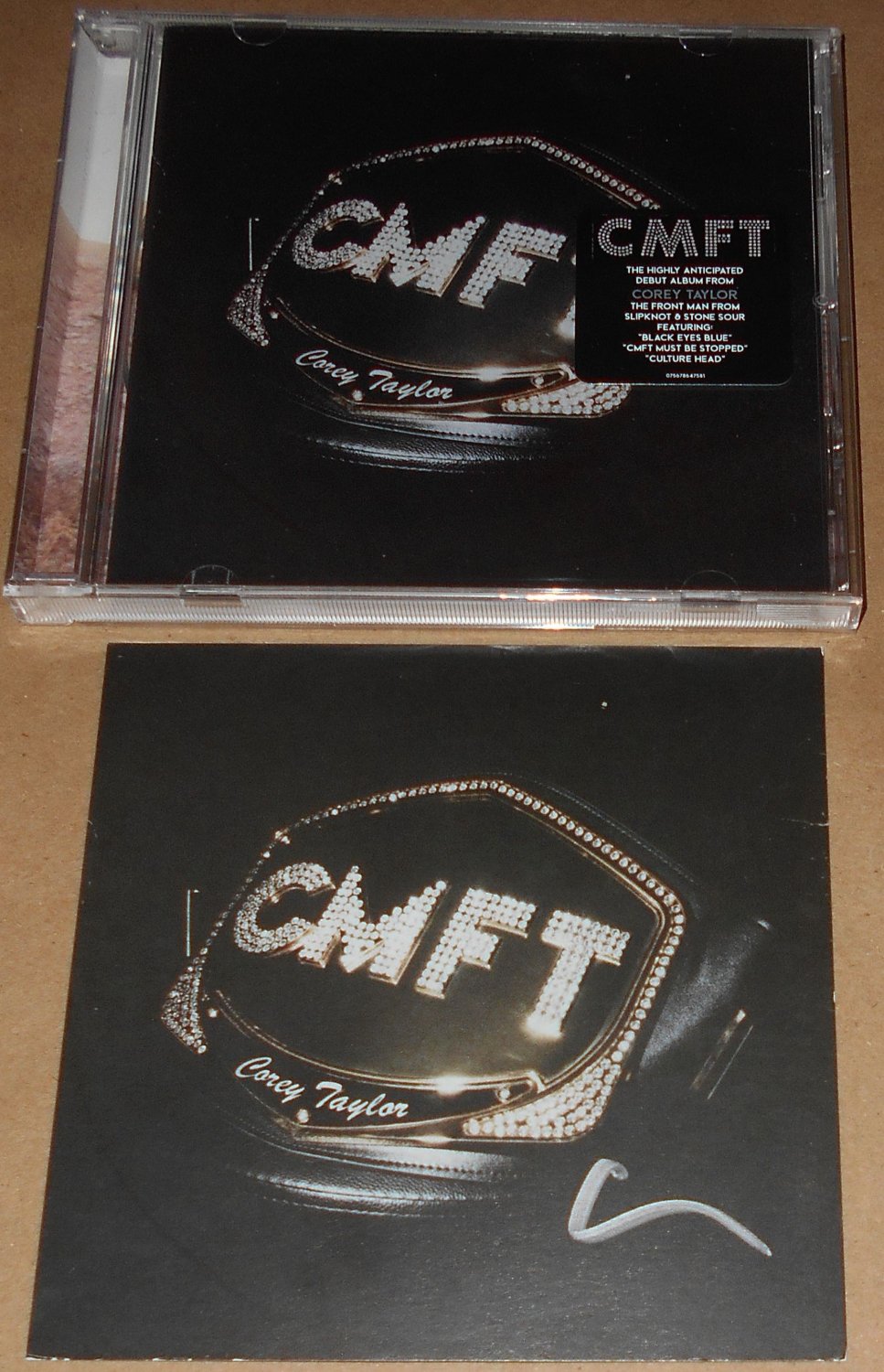 HAND-SIGNED Corey Taylor CMFT CD Autographed Slipknot Stone Sour Sealed NEW Rare