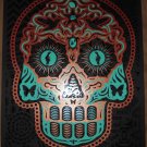 Ernesto Yerena Yaqui Day Of The Dead Copper & Turquoise Print Poster Signed /300