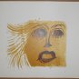 David Weidman Femme, Gold Face Screen Print Silkscreen Poster PARTIAL ON BACK