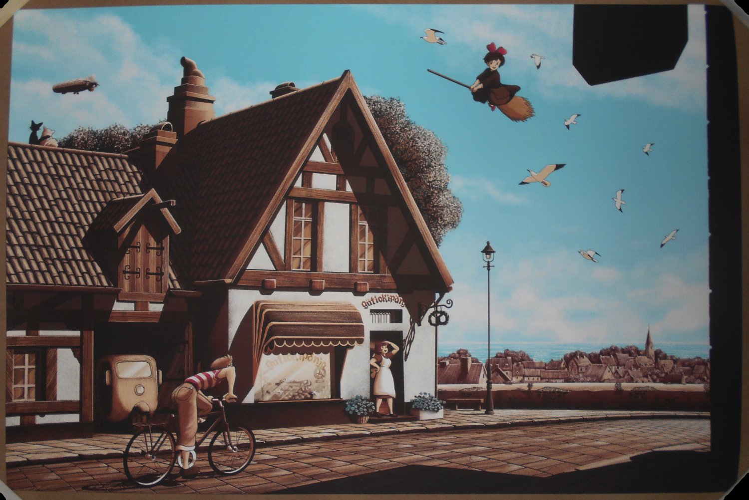 Conor Smyth Kiki Giclee Print Poster Kiki's Delivery Service Studio Ghibli #/100