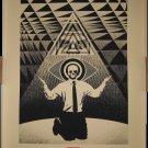 Shepard Fairey Obey Conformity Trance Black Screen Print Poster Signed #/350 NEW