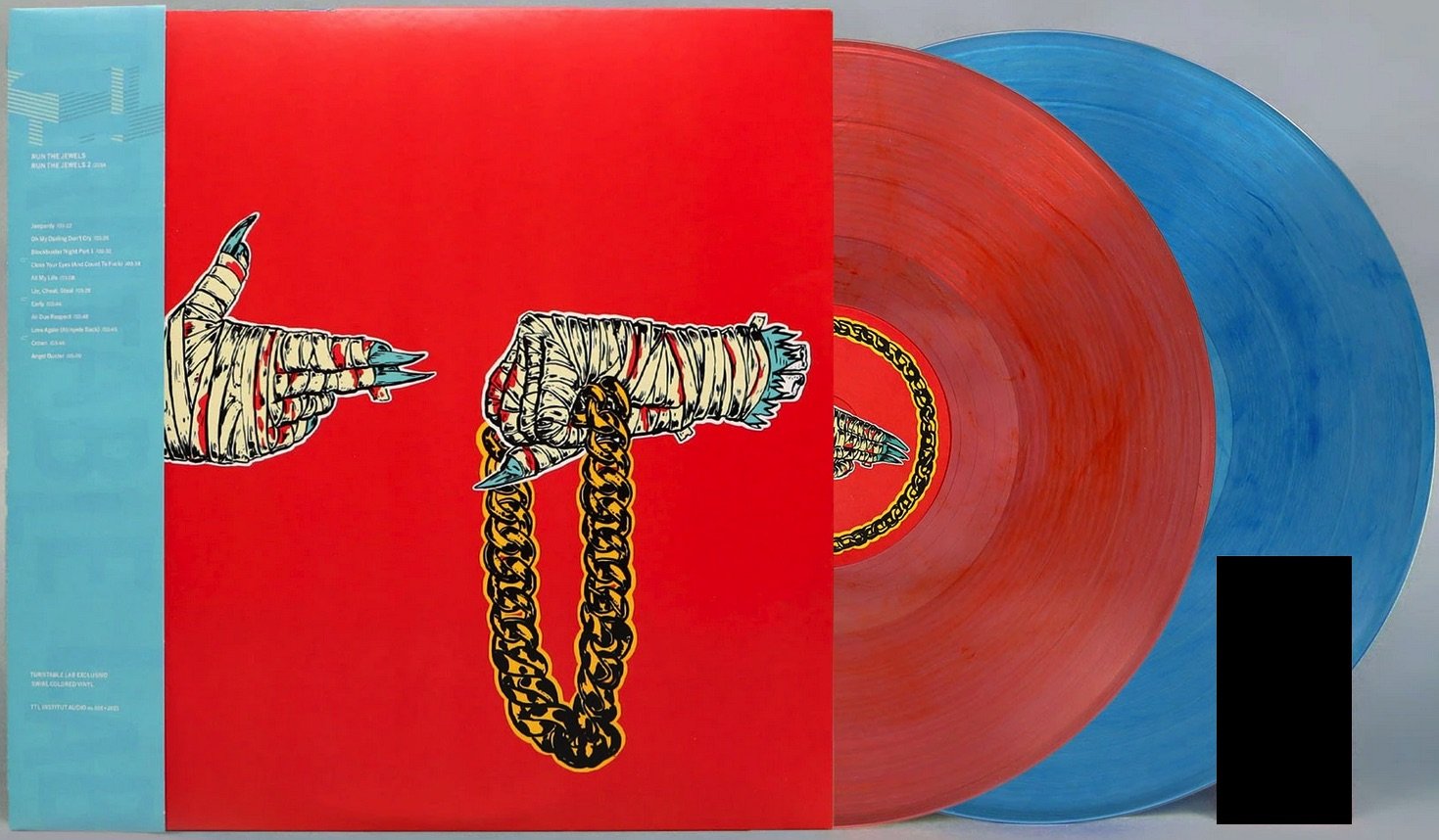 Run The Jewels 2 RTJ2 Translucent Red Blue Swirl Vinyl 2-LP El-P Killer ...