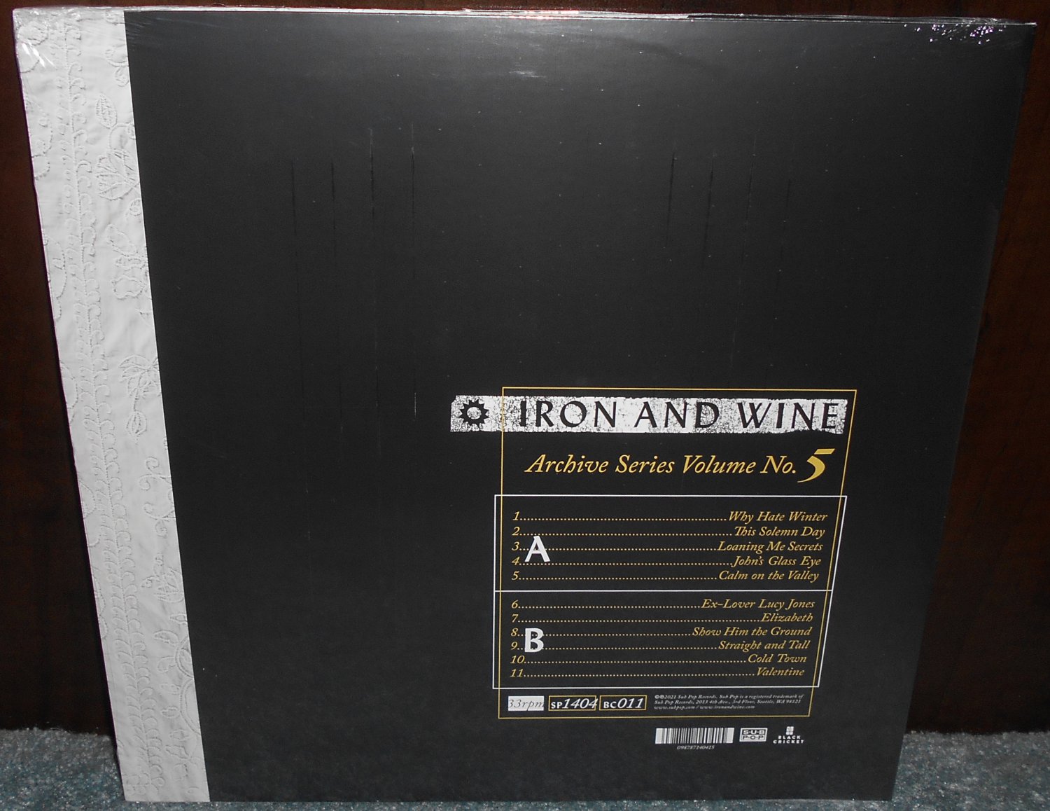 Iron And Wine Archive Series Volume No 5 Tallahassee Recordings LOSER
