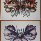 N.C. Winters Lepidoptera 6 & 7 Giclee Print SET Rose Vega Signed #/200 Moth NC