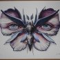 N.C. Winters Lepidoptera 6 & 7 Giclee Print SET Rose Vega Signed #/200 Moth NC