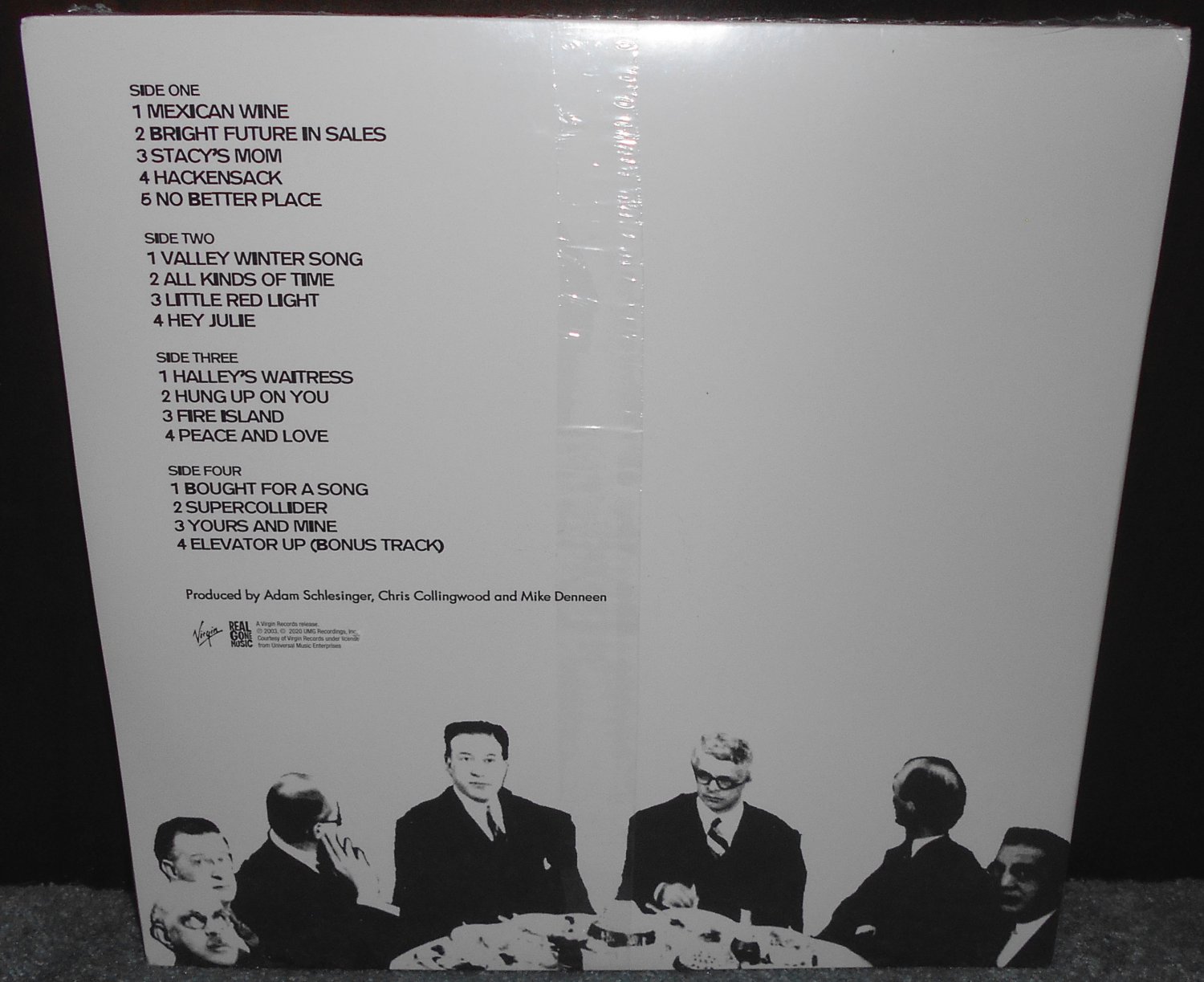 Fountains Of Wayne Interstate Managers BLUE VINYL LP Sealed