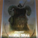 Star Wars The Mandalorian FOIL VARIANT Pablo Olivera Bantha Ride Giclee Print #d