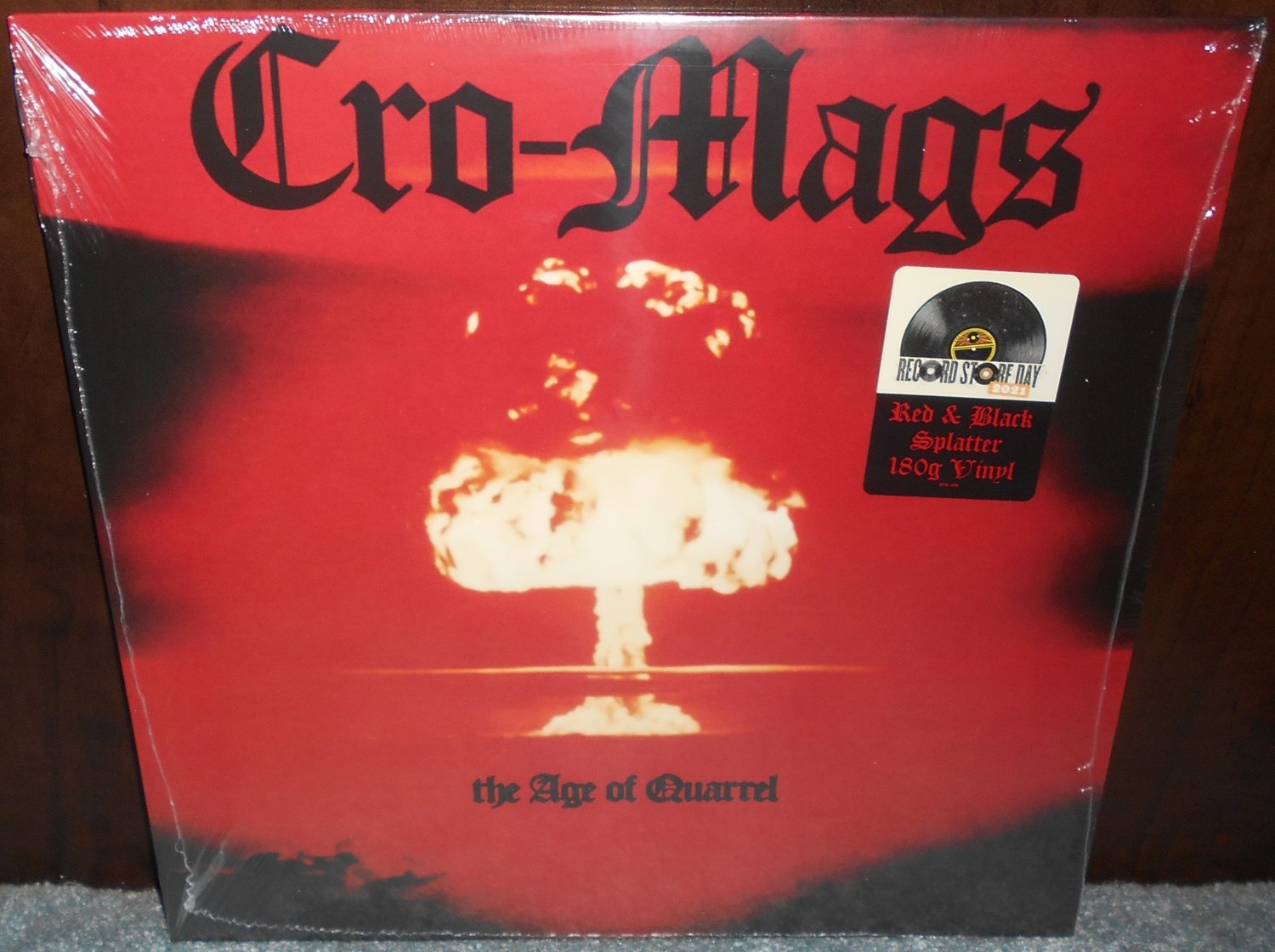 Cro-Mags The Age Of Quarrel Red & Black Splatter Vinyl LP Sealed RSD 2021 180g