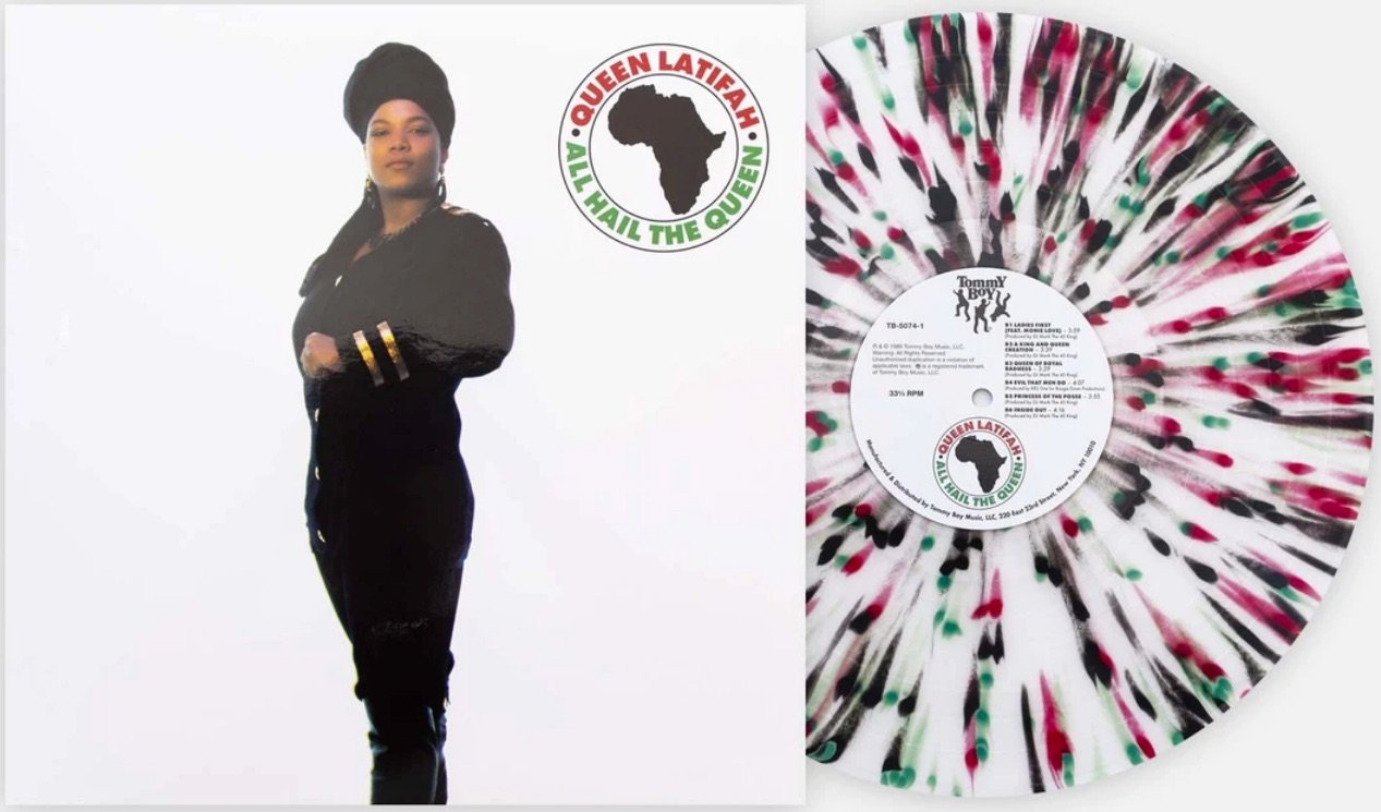 Queen Latifah All Hail The Queen Cloudy Clear Red Green Splatter Vinyl LP VMP