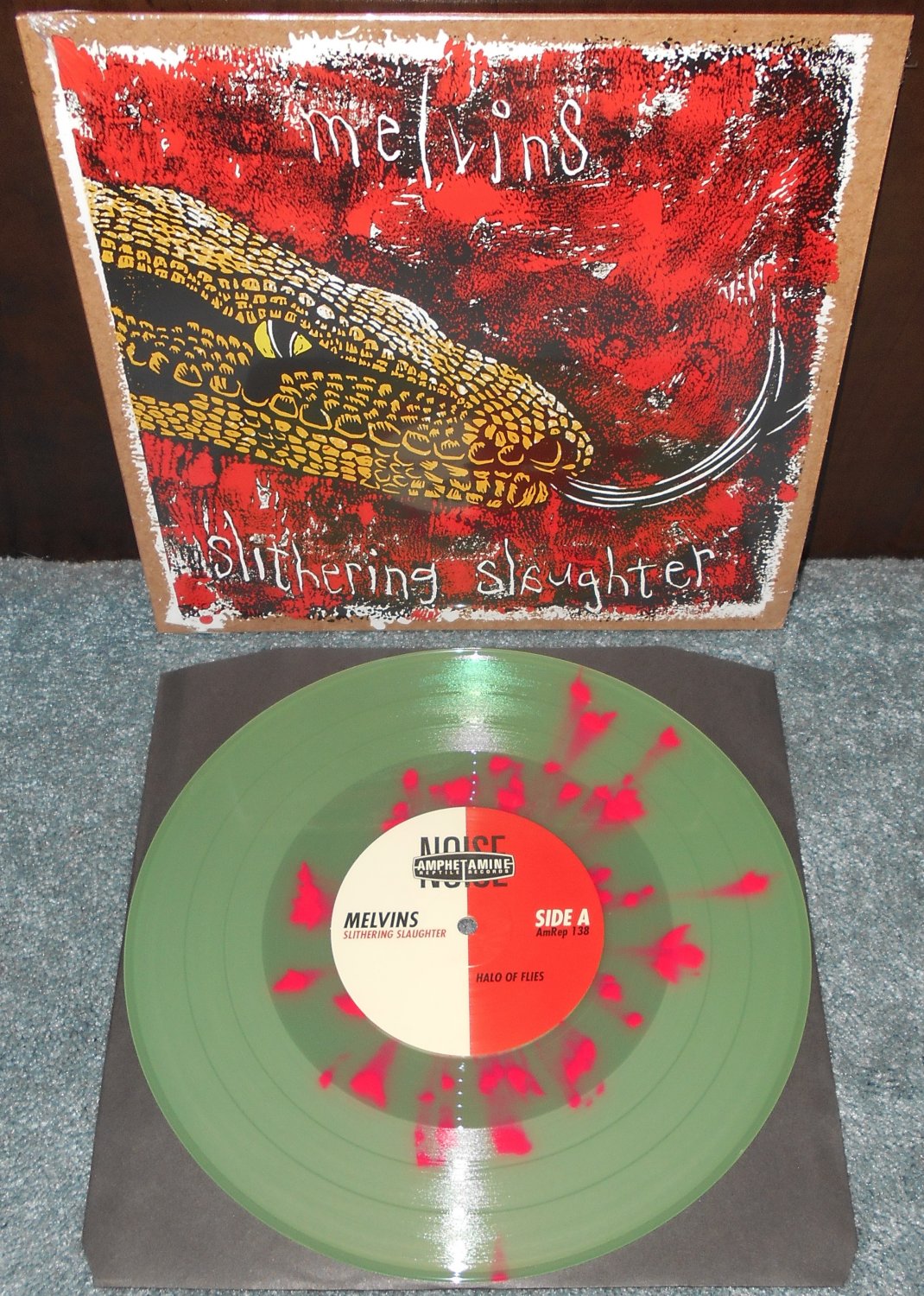 Melvins Slithering Slaughter Coke Bottle Splat 10" Vinyl Splatter Alice Cooper