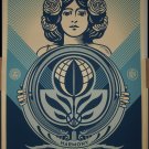 Shepard Fairey Protect Biodiversity Cultivate Harmony Screen Print Poster Signed
