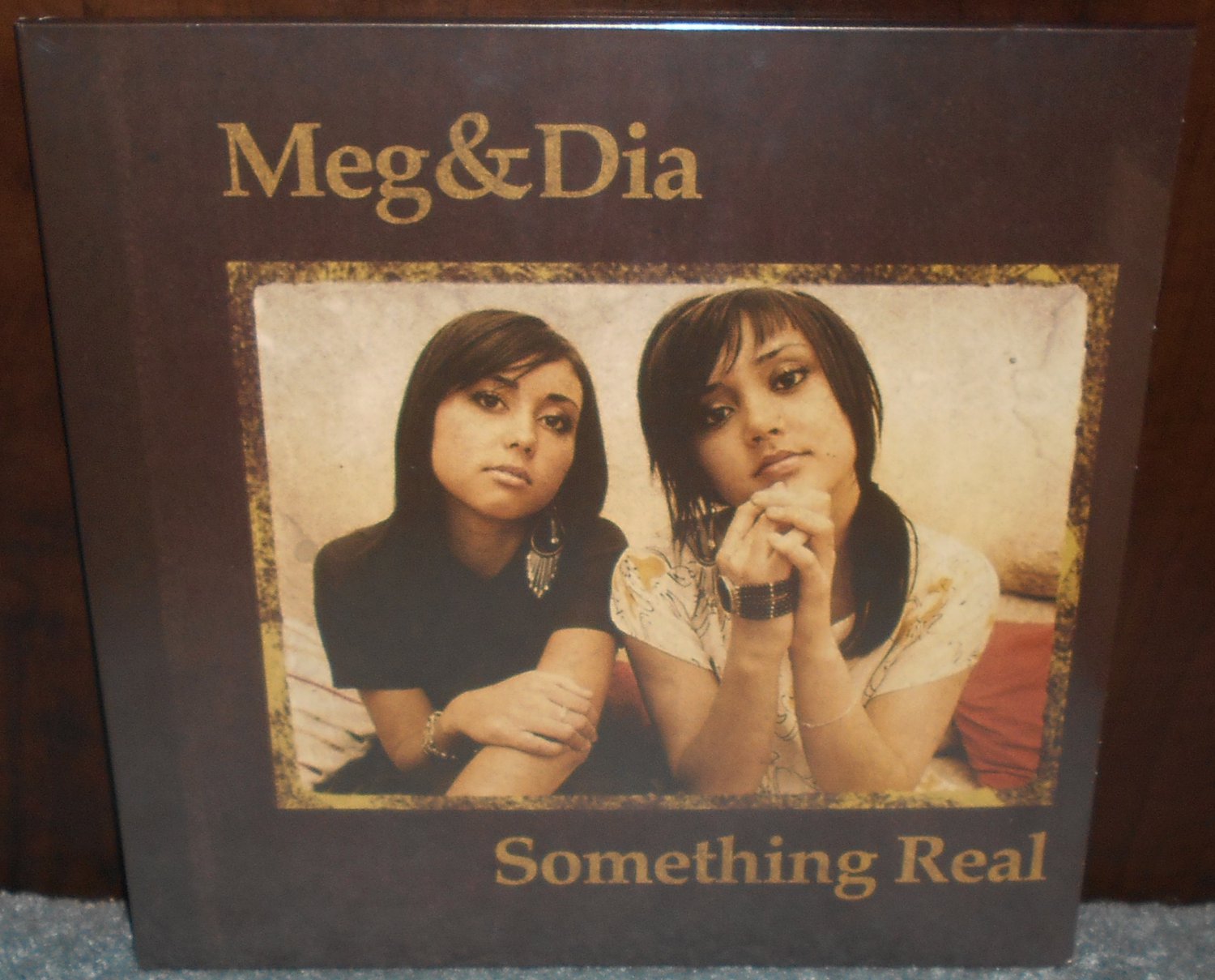 Meg & Dia Something Real Golden Nugget Colored Vinyl LP Sealed Limited Gold Demo