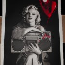 Mr Brainwash Happy Birthday To Me Marilyn Monroe Print Poster Space Invader S/N
